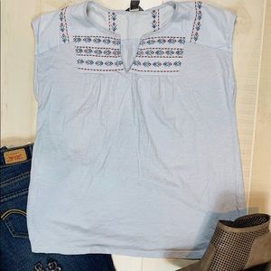 Eddie Bauer Embroidered Top